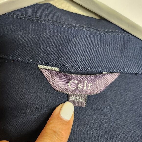 Womens Blue Half Sleeve Jacket - Picture 3 of 7